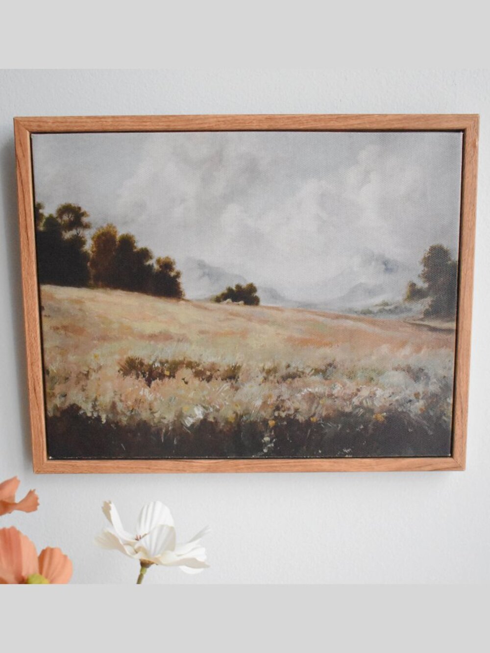 Nature Landscape Canvas Frame Country Farmhouse Home Decor